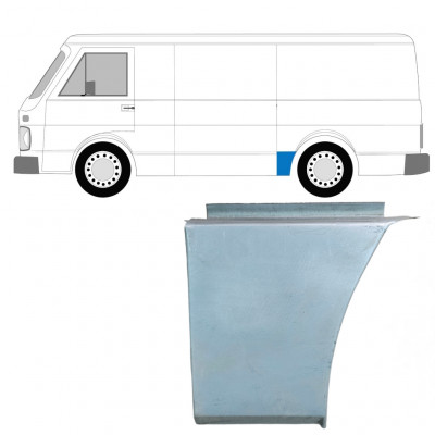 Panneau de réparation arc d'aile arrière pour Volkswagen LT 1975-1996 / Gauche 7959