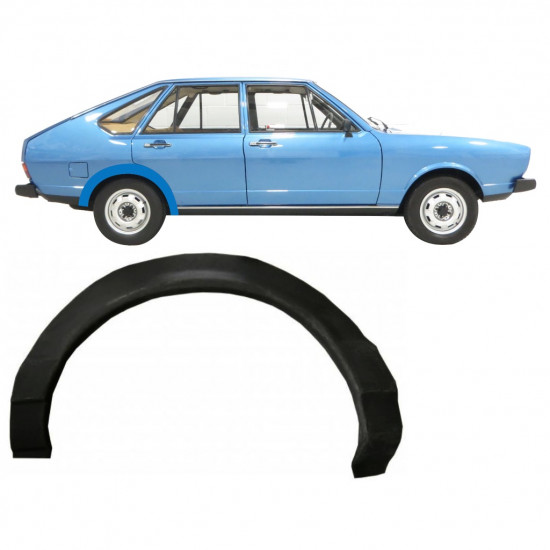 Panneau de réparation arc d'aile arrière pour VW Passat B1 1973-1980 / Droite 10960