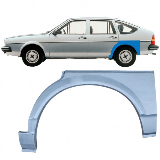 Panneau de réparation arc d'aile arrière pour VW Passat B2 1980-1988 / Gauche 8090