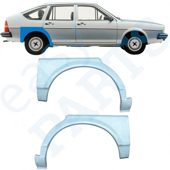 Panneau de réparation arc d'aile arrière pour VW Passat B2 1980-1988 / Gauche+Droit / Ensemble 10472