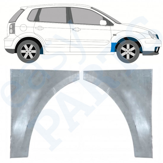 VW POLO 2001-2009 PANNEAU DE RÉPARATION DE L\'AILE AVANT / SET