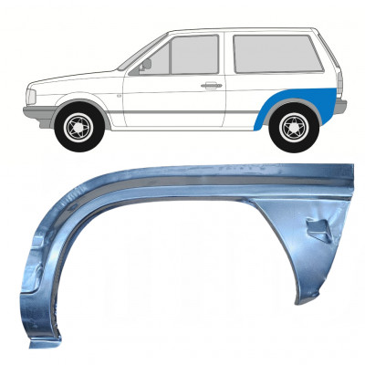 VW POLO 1981-1984 PASSAGE DE ROUE ARRIÈRE / GAUCHE