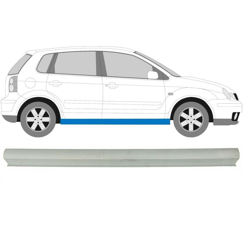 Réparation Bas De Caisse Pour Vw Polo 2001-2009 / Gauche = Droite (Symétrique) 8933