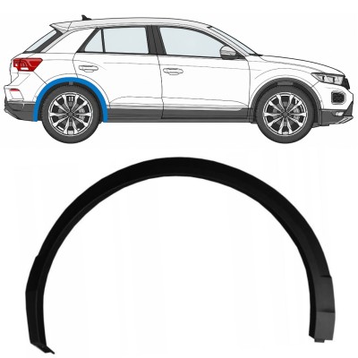 Moulure latérale sur aile arrière pour Volkswagen T-Roc 2017- / Droite 17029