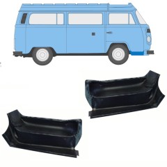 Panneau de réparation de porte avant intérieur pour Volkswagen Transporter T2 1967-1979 / Gauche+Droit / Ensemble 10346