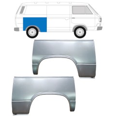 Panneau de réparation arc d'aile arrière pour Volkswagen Transporter T3 1979-1992 / Gauche+Droit / Ensemble 9587