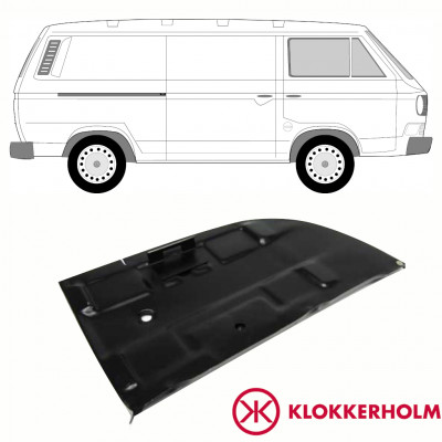 Panneau de réparation du support de batterie pour VW Transporter T3 1979-1992 10808