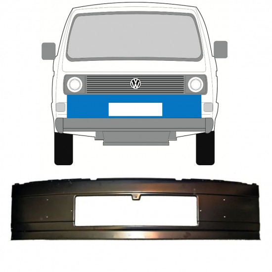 Panneau de réparation avant intérieur pour Volkswagen Transporter T3 1979-1992 11184