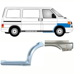 Réparation bas de caisse + passage de roue avant + aile avant pour Volkswagen Transporter T4 1996-2003 / Droite / Ensemble 10041