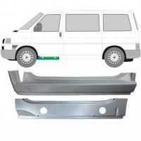 Panneau de réparation du seuil avant - intérieur et extérieur pour VW Transporter T4 1990-2003 / Gauche / Ensemble 9906