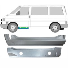 Panneau de réparation du seuil avant - intérieur et extérieur pour Volkswagen Transporter T4 1990-2003 / Gauche / Ensemble 9906