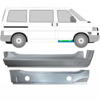 Panneau de réparation du seuil avant - intérieur et extérieur pour VW Transporter T4 1990-2003 / Droite / Ensemble 9905