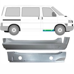 Panneau de réparation du seuil avant - intérieur et extérieur pour Volkswagen Transporter T4 1990-2003 / Droite / Ensemble 9905