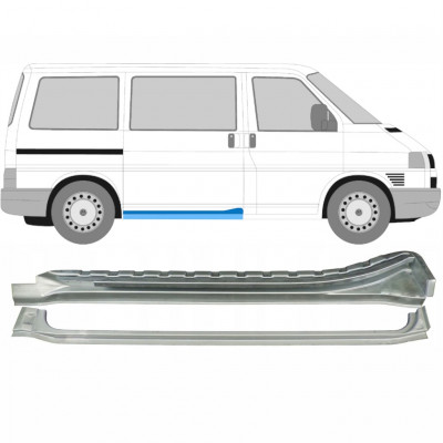 Réparation bas de caisse de sur porte latérale pour VW Transporter T4 1990-2003 / Droite / Ensemble 10288