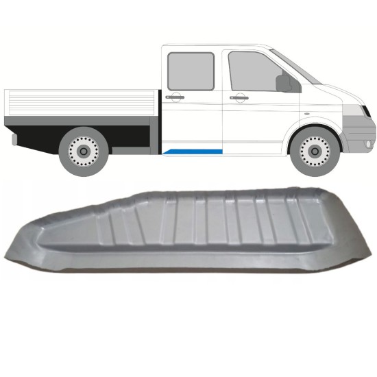 Tôle de réparation de marchepied pour Volkswagen Transporter T5 2003-2015 / Droite 16837