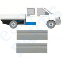 Panneau de réparation porte arrière extérieur pour VW Transporter T5 2003-2015 / Gauche = Droite (symétrique) / Double cabine / Ensemble 10265