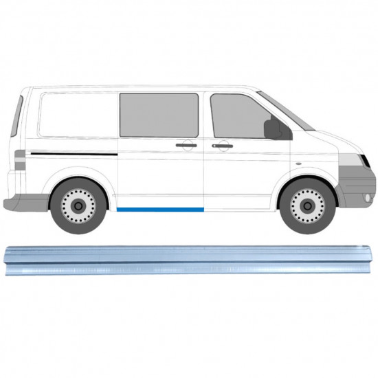 VW T5 2003-2015 PORTE COULISSANTE SEUIL / DROIT