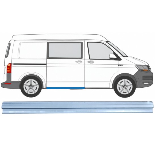 Réparation bas de caisse de sur porte latérale pour Volkswagen Transporter T6 2015-2024 / Droite 17183
