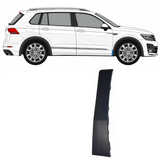 Moulure de l’aile avant pour Volkswagen Tiguan 2016-2020 R-Line / Droite 14863