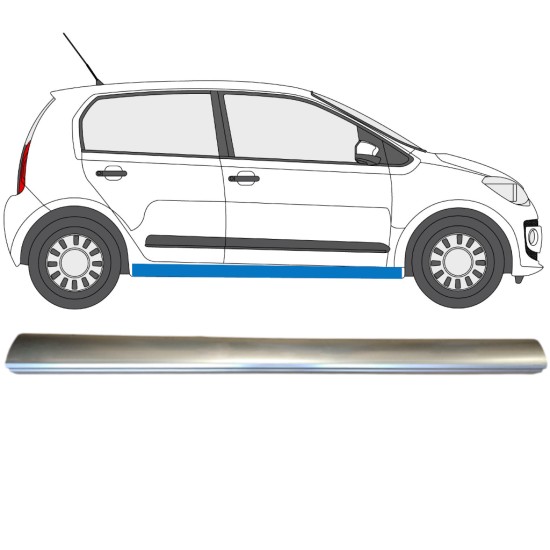 Réparation bas de caisse inférieure pour Volkswagen UP! 2011- / Droite 14818