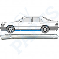 Panneau de réparation du seuil pour Mercedes W124 1984-1996 / Gauche 6364