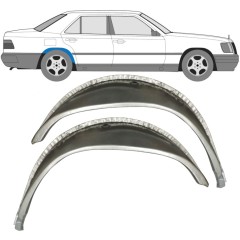 Passage de roue intérieur arrière pour Mercedes E-Class W124 1984-1996 / Gauche+Droit / Ensemble 9652
