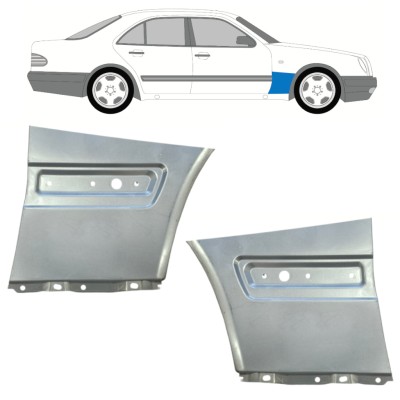 Panneau de réparation de l’aile avant pour Mercedes E-Class W210 1995-2003 / Gauche+Droit / Ensemble 14703
