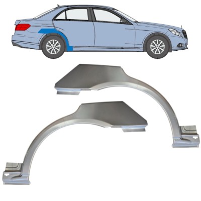 Panneau de réparation arc d'aile arrière pour Mercedes-Benz E-Class W212 2009-2016 / Gauche+Droit / Ensemble 14867