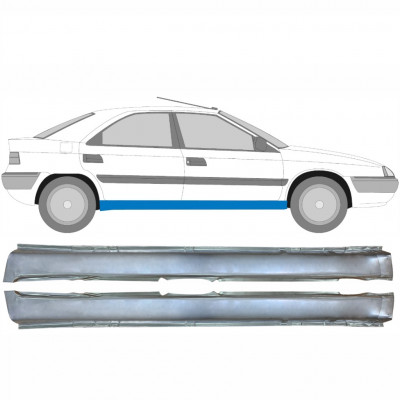 Panneau de réparation du seuil pour Citroen Xantia 1993-2001 / Gauche+Droit / Ensemble 6476