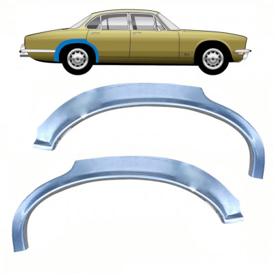 Panneau de réparation arc d'aile arrière pour Jaguar XJ 1968-1973 / Gauche+Droit / Ensemble 10744