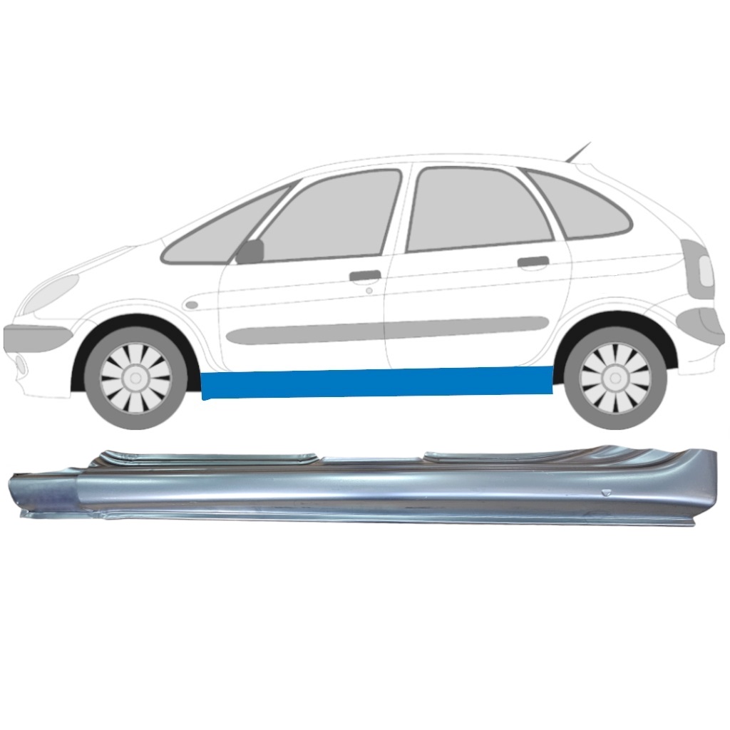 Réparation Bas De Caisse Pour Citroen Xsara Picasso 1999-2010 / Gauche 5194