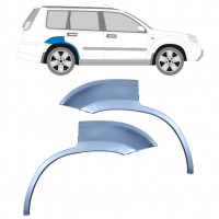 Petit panneau de réparation arc d'aile arrière pour Nissan X-TRAIL 2001-2007 / Gauche+Droit / Ensemble 10571