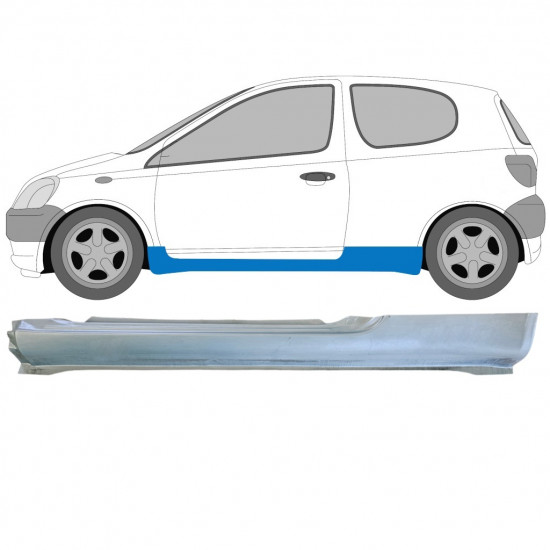 Réparation bas de caisse pour Toyota Yaris 1999-2006 / Gauche 5462