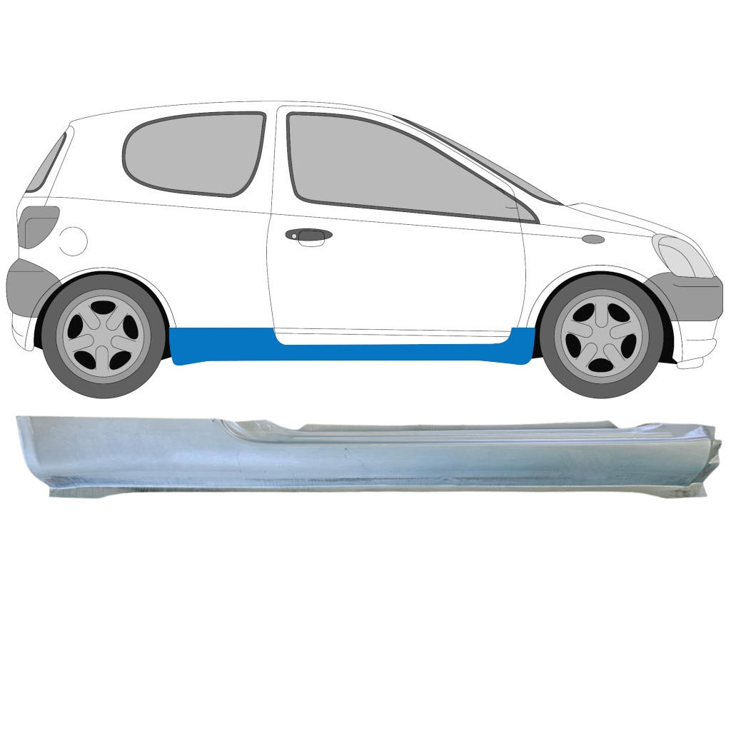 Réparation Bas De Caisse Pour Toyota Yaris 1999-2006 / Droite 5463