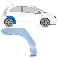 Panneau de réparation arc d'aile arrière pour Toyota Yaris 2006-2011 / Droite 11444