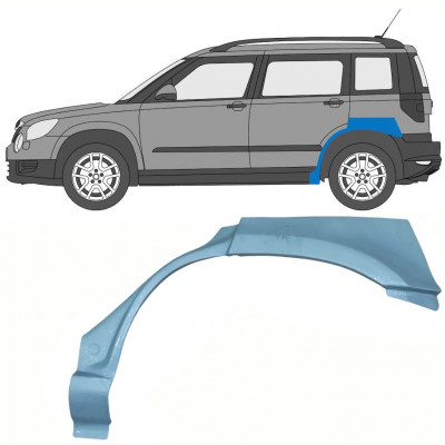 Panneau de réparation arc d'aile arrière pour Skoda Yeti 2009- / Gauche 10705