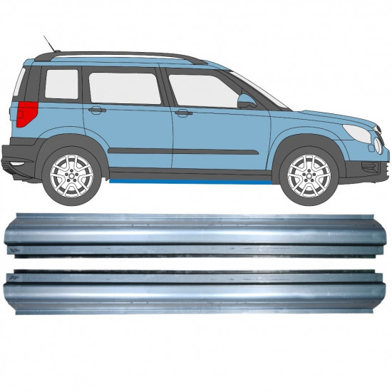 Réparation bas de caisse pour Skoda Yeti 2009- / Ensemble 11378