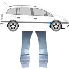 Panneau de réparation de l’aile avant pour Opel Zafira A 1999-2005 / Gauche+Droit / Ensemble 9404