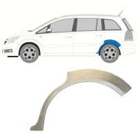 Panneau de réparation arc d'aile arrière pour Opel Zafira B 2005-2012 / Gauche 14757
