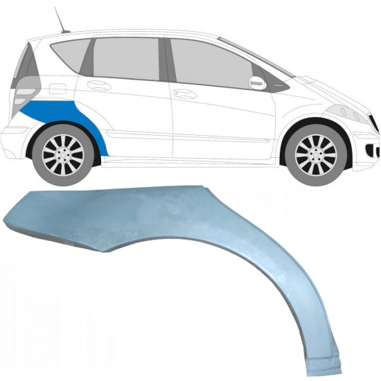 MERCEDES A-CLASS 2004-2012 PASSAGE DE ROUE ARRIÈRE / DROIT