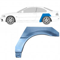 Panneau de réparation arc d'aile arrière pour BMW E46 3 1998-2005 / Gauche / COUPE 6197