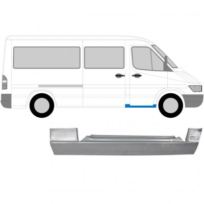 Réparation bas de caisse de porte avant pour Mercedes Sprinter 1995-2006 / Droite 5812