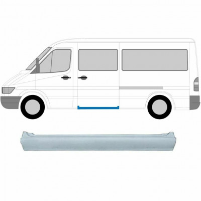 Réparation bas de caisse de sur porte latérale pour Mercedes Sprinter 1995-2006 / Gauche = Droite (symétrique) 5814