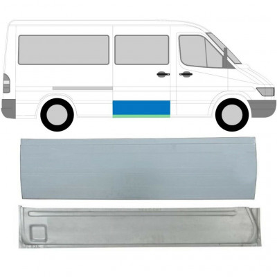 MERCEDES SPRINTER 1995-2006 2x PANNEAU DE RÉPARATION POUR PORTE COULISSANTE