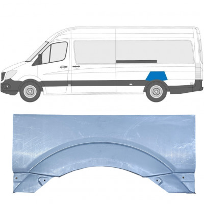 Panneau de réparation arc d'aile arrière pour Mercedes Sprinter 2006- / Gauche 5685