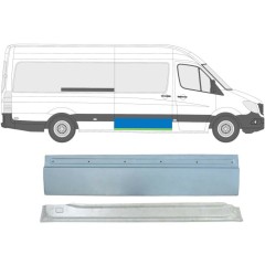 Panneau de réparation pour porte coulissante pour Mercedes Sprinter 2006-2018 / Droite / Ensemble 5849