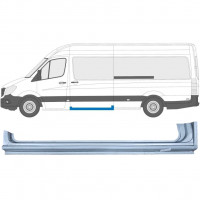 Réparation bas de caisse de sur porte latérale pour Mercedes Sprinter 2006- / Gauche 5584