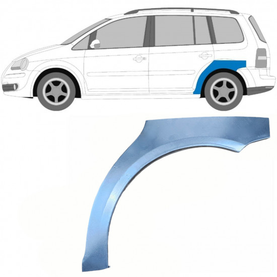 VW TOURAN 2003-2015 PASSAGE DE ROUE ARRIÈRE / GAUCHE